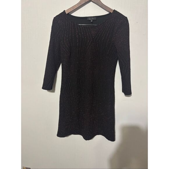 Trixxi Dresses & Skirts - NWOT Trixxi Women’s Size Medium Black Sequin Long Sleeve Mini Party dress